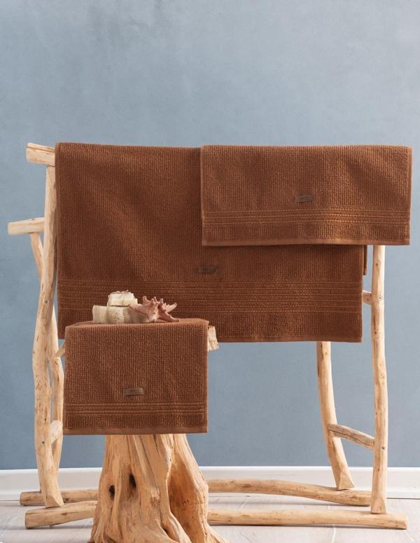 Cotton Box %100 Pamuk Wellness Havlu Seti Terra Toprak - Image 1