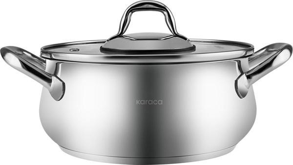 Karaca New Akara İndüksiyon Tabanlı Çelik Derin Tencere 22 cm - Image 1
