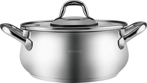 Karaca New Akara İndüksiyon Tabanlı Çelik Derin Tencere 26 cm - Image 1
