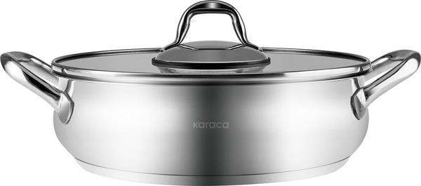Karaca New Akara İndüksiyon Tabanlı Çelik Karnıyarık Tencere 24 cm - Image 1