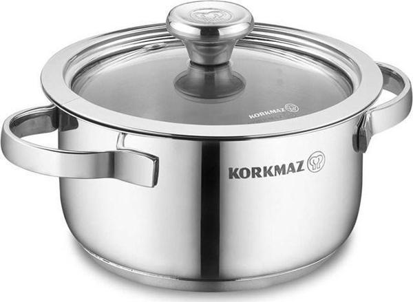 Korkmaz Minika 14x7 cm Tencere Inox Tencere - Image 1