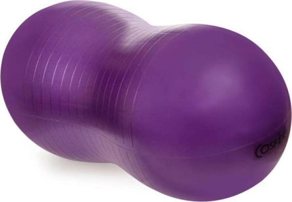 AYLA STAND 90 Cm Mor Fıstık Şeklinde Pilates & Yogatopu + Dual Plus Pompa Sağlık Bahar - Image 1