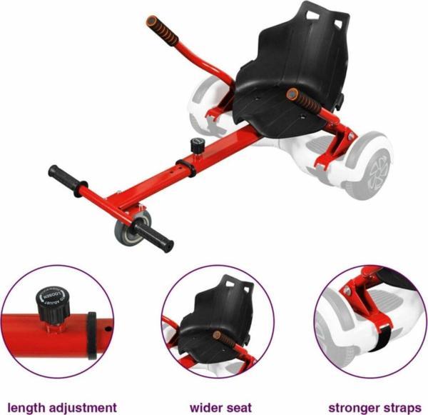 Hoverkart Go Kart 6.5 "8.5" 10 "Scooter Hoverboard Için Ayarlanabilir Hover Gokart Kırmızı - Image 1
