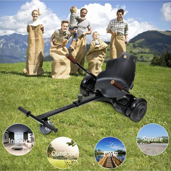 Hoverkart Go Kart 6.5 "8.5" 10 "Scooter Hoverboard Için Ayarlanabilir Hover Gokart Siyah - Image 1