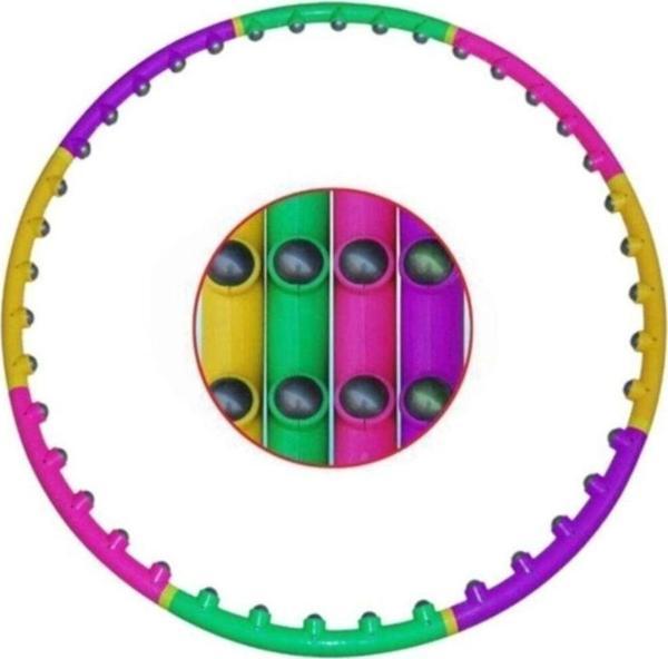 Leyaton Masajlı Zayıflatıcı 8 Parça Çember Hulahop 98 Cm 1000 Gr. Hl1 - Image 1