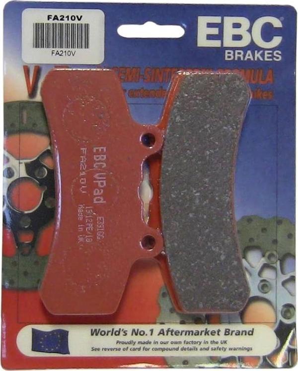 EBC BUELL, 125 X6 , 137X6 YARI SİNTER FREN BALATASI FA210V - Image 1