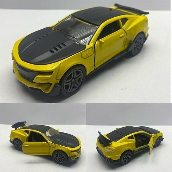 Hepsilazım Diecast Metal  Oyuncak Araba Chevrolet Camaro 10 Cm Çek Bırak Model Araba Bagaj Açılır Metal Araba - Image 1