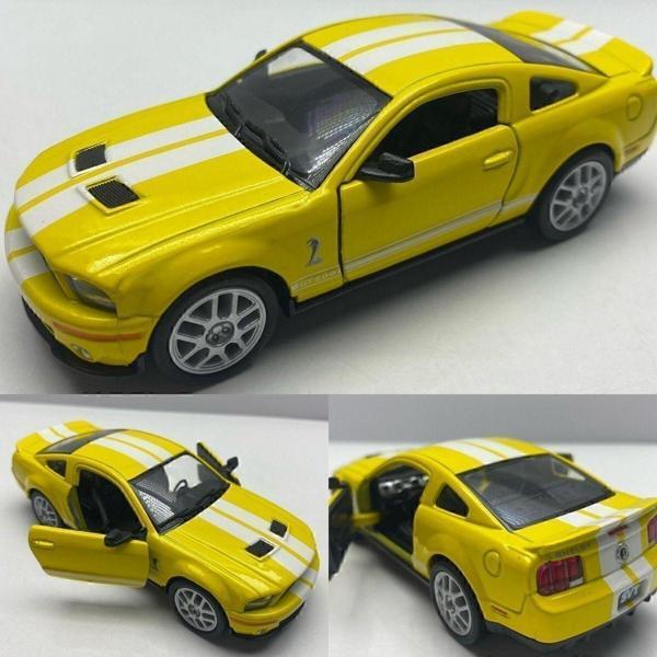 Hepsilazım Diecast Metal Oyuncak Araba Ford Shelby Gt-500 Çek Bırak Model Araba Lisanslı 1:36 Ölçek Araba - Image 1