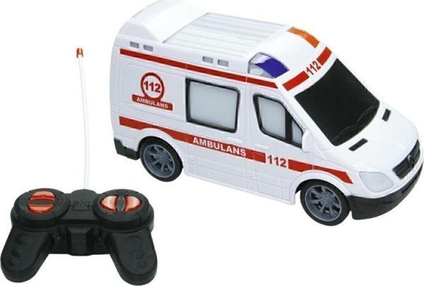 Hepsilazım Oyuncak Uz.Kumandalı Araba Ful Fonksiyon Sprinter Ambulans, Polis, İtfaiye Jandarma Araçları 20Cm - Image 1