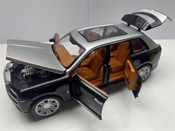 Hepsilazım Rolls Royce Metal Model Araba Metal Oyuncak Araba 1.24 Koleksiyon Araba Kapılar Açılır Sesli Işıklı - Image 1