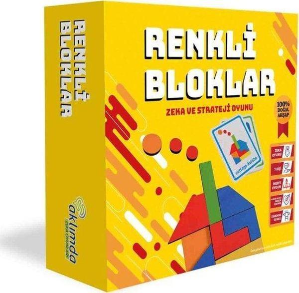 Akılda Zeka Renkli Bloklar (Ahşap) - Image 1