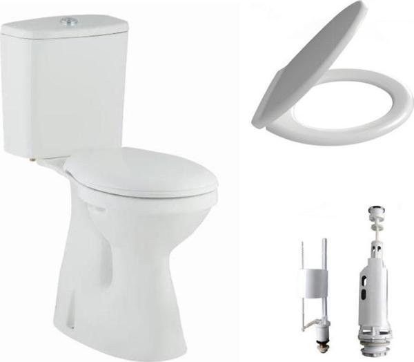 Seramiksan Natura Bedensel Engelli Klozet+Rezervuar+İç Takım+Soft Kapak - Image 1