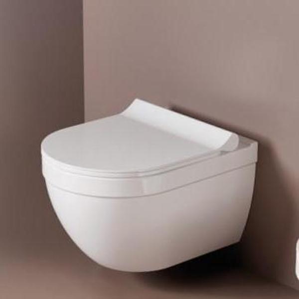 Seramiksan Neon Rim-Out Asma Klozet + Duroplast Yavaş Kapanır Kapak - Image 1
