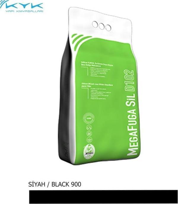 Kyk Silikonlu Seramik Derz Dolgusu , Siyah Renk 5kg - Image 1