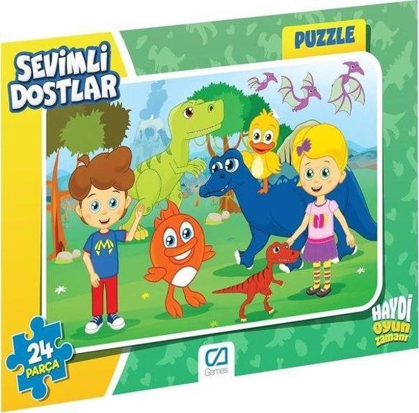 Ca Games Sevimli Dostlar Frame Puzzle -35 - Image 1