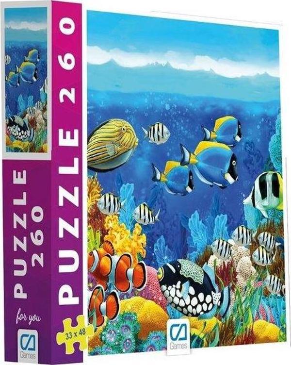 Ca Games Balıklar Puzzle 260 Parça - Image 1