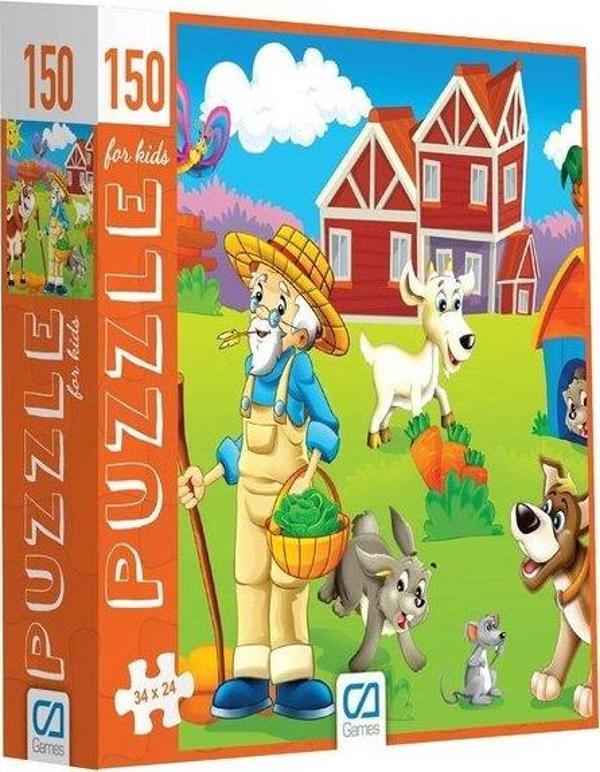 Ca Games Çiftlik Puzzle 150 Parça - Image 1