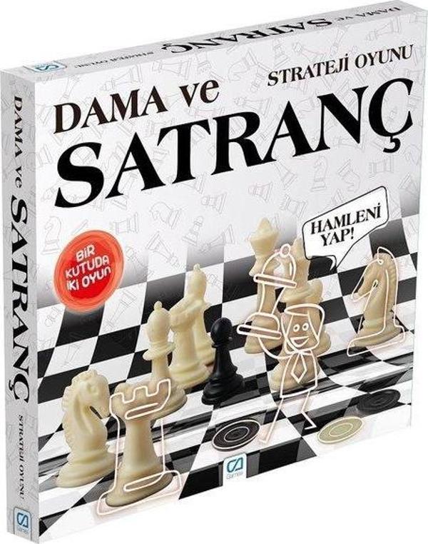 Ca Games Dama Ve Satranç Kutulu Oyun - Image 1
