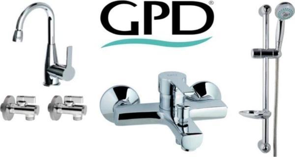 GPD Solus 5 Parça Banyo Armatür Musluk Batarya Seti Mbb55-Mtl55-Dst16-Fkm01-2 - Image 1