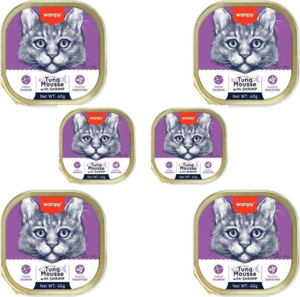 Ton Balıklı Ve Karidesli Alutray Kedi Yaş Mama 40 Gr x 6 Adet - Image 1