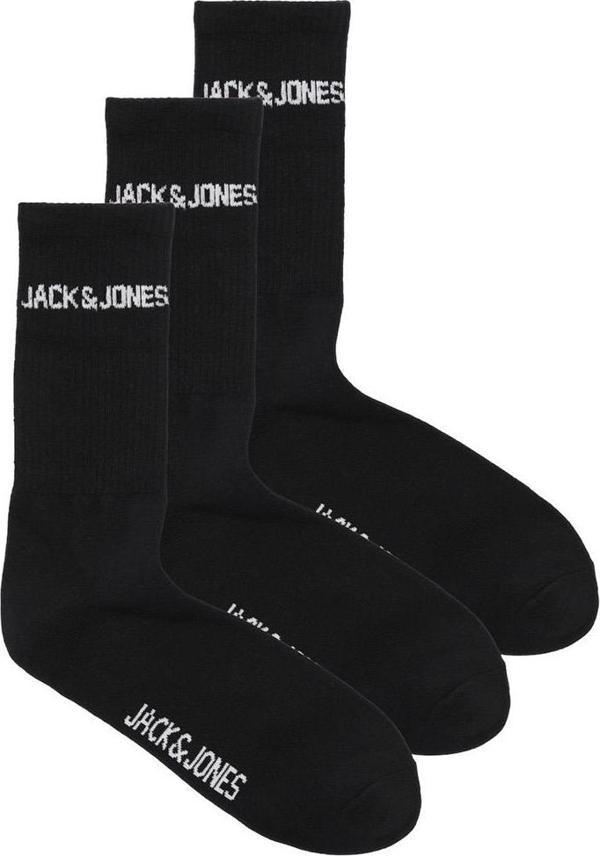 Jack&Jones 12260083 Jacmelvin Tennis Sock 3 Pack Noos Siyah - Image 1