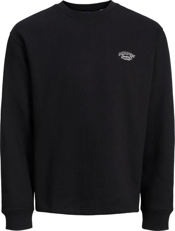 Jack&Jones 12262880 Jorbronx Arch Small Sweat Crew Neck Siyah - Image 1