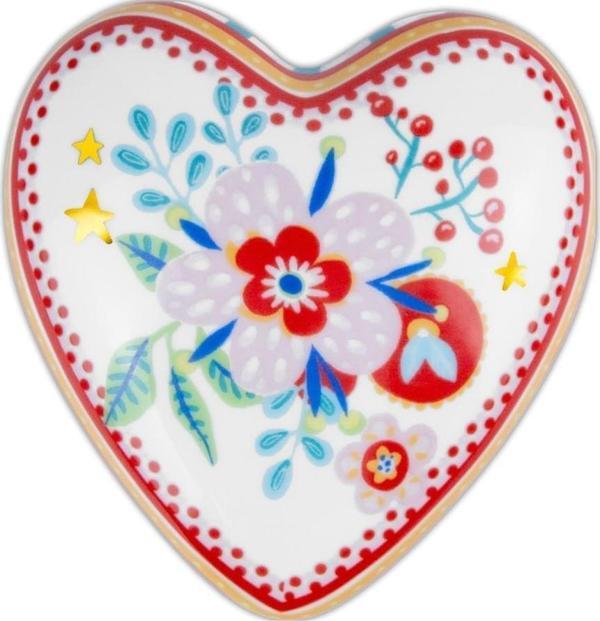 Baci Milano Mamma Mia Çiçek Desenli Dekoratif Obje 12 cm x 11,5 cm x 4 cm - Image 1