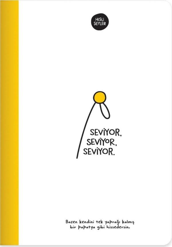 Hisli Şeyler 14x20 Çizgili Defter - Seviyor - Image 1