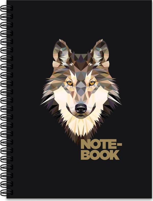 Keskin Color 16.5x22.5 Çizgili Defter Jungle - Kurt - Image 1