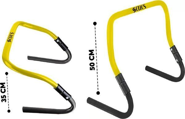 Scucs 1231 Ayarlanabilir 35cm-50cm Zıplama Engeli Çantalı 5li Set - Image 1