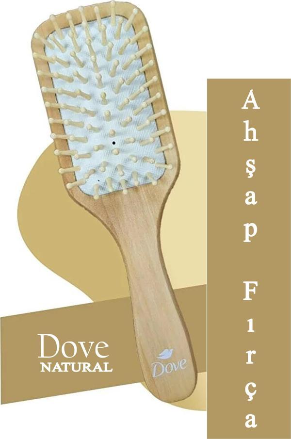 Dove Ahşap Geniş Saç Fırçası Orta - Image 1