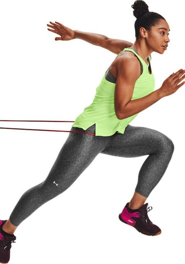 Under Armour Kadın HeatGear® Armour Hi-Rise Bilekte Sıkı Kesim Gri Tayt - Image 1