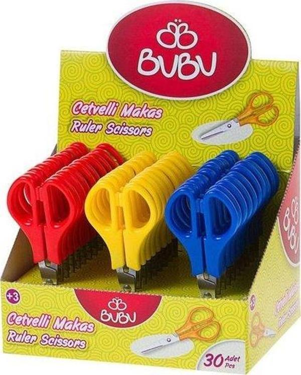 Bu-Bu Cetvelli Makas BUBU MK0002 - Image 1