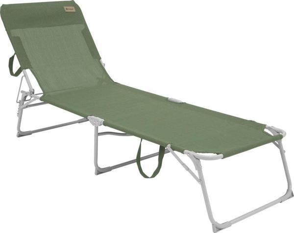 Outwell Tenby 3 Kademeli Katlanır Şezlong Green V. - Image 1