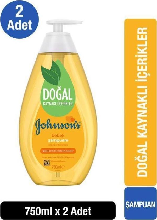 Johnson's Bebek Şampuanı 750 ml X 2 Adet - Image 1