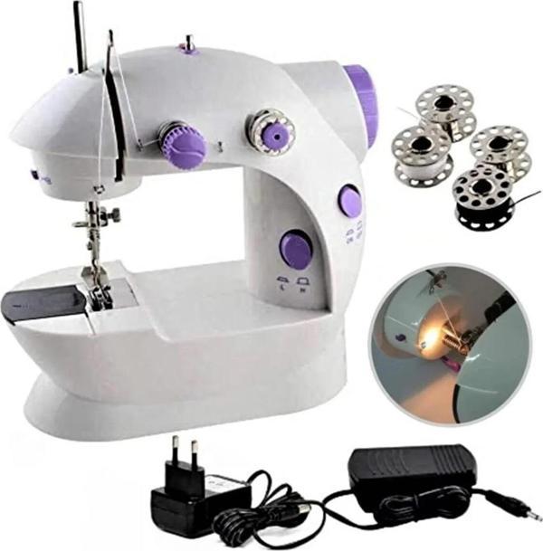 Anunnaki Işıklı Mini Ev Dikiş Makinesi Pedallı Sewıng Machine - Image 1