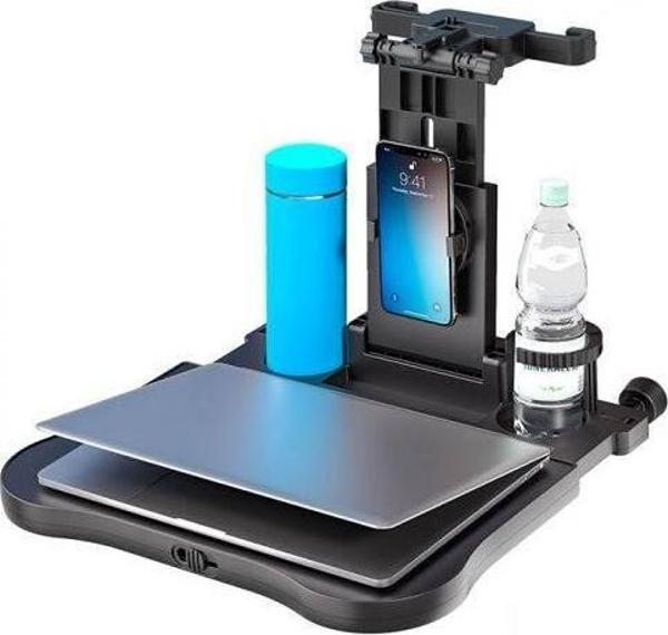 Polham Premium Araç Koltuk Arkası Masa Araç Laptop Standı Araç Yeme İçme Masası Standı Araç Standı - Image 1