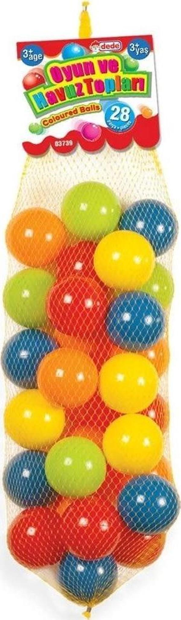 03739 Oyun Havuz Topları 28li  9 cm -Fentoys - Image 1