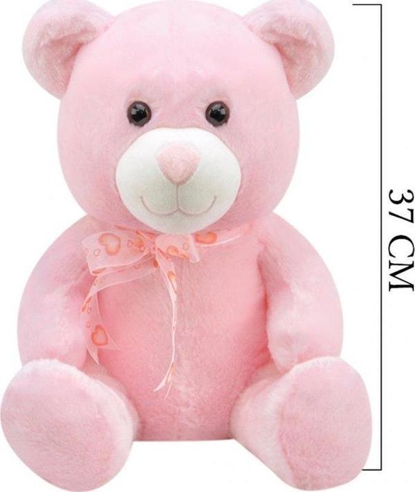 1178P Selay, Oturan Ayı 37 cm Pembe - Image 1