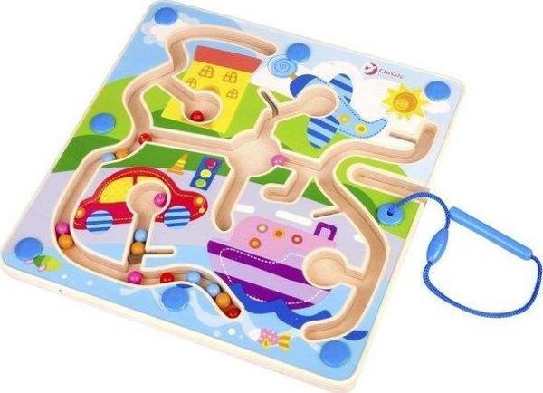 Classic World Ahşap Mıknatıslı Şehir Seti Bulmacası - Image 1
