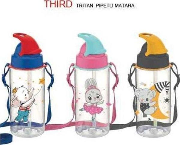 Gıpta Thırd Tritan Desenli Pipetli Matara 500 Cc - Image 1