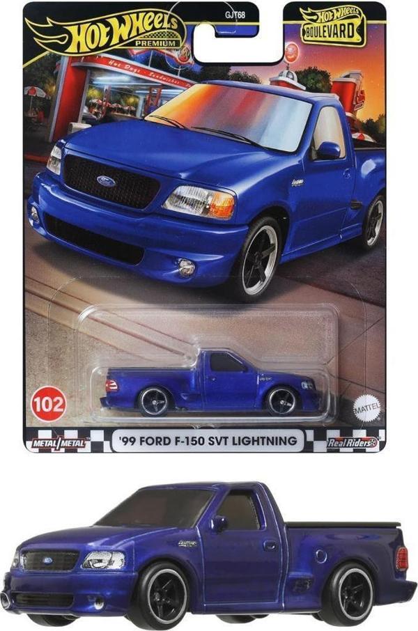 Hot Wheels Boulevard Premium Araçlar GJT68 - HRT60 99 FORD F-150 SVT LIGHTNING - Image 1