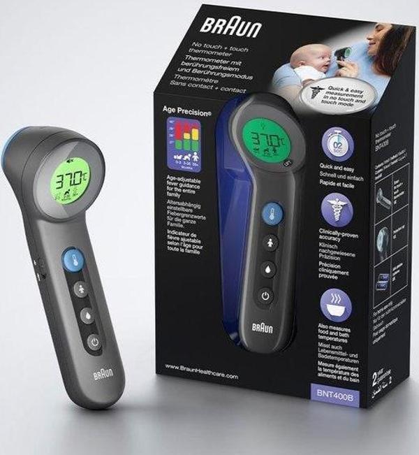 Braun BNT 400 BWE Siyah Temassız Ateş Ölçer - Image 1