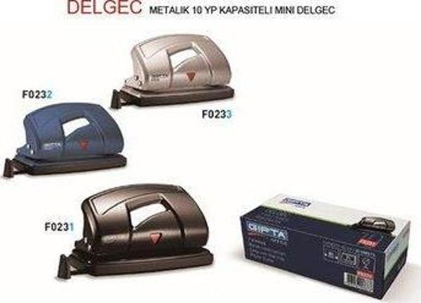 Gıpta F0232 10 Yaprak Kapasiteli Delgeç Makinesi Metalik Mavi - Image 1