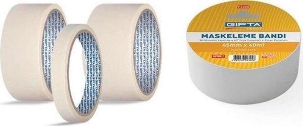 Gıpta Maskeleme Bandı 12 mm x 40 Metre - Image 1
