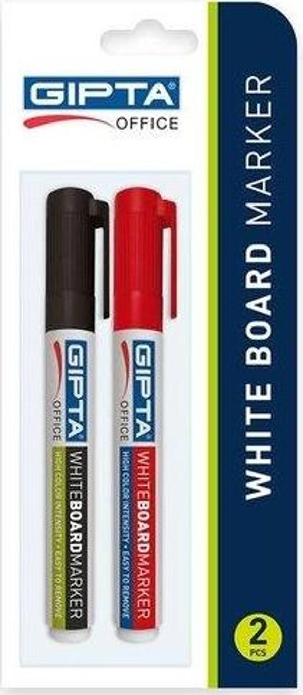 Gıpta Markor Boardmarker Yuvarlak Uç Blisterde 2 Renk - Image 1