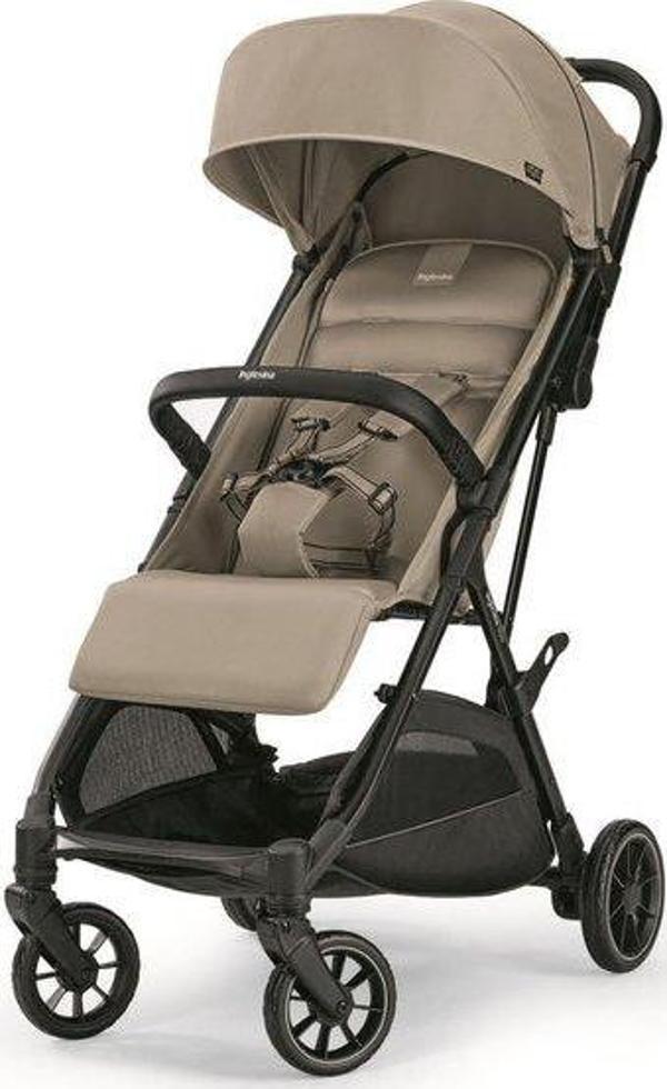Inglesina Now Kendiliğinden Katlanan Tek Hamlede Açılan Kabin Boy Bebek Arabası - Shot Beige - Image 1
