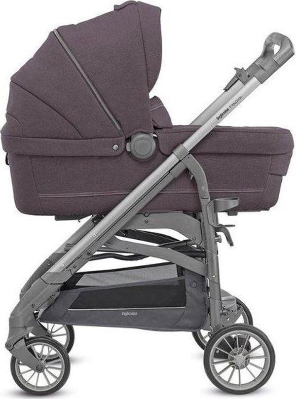 Inglesina Trilogy Tek El Tek Hamle ile Katlanıp Açılan Çift Yön Bebek Arabası - Marron Glace - Image 1