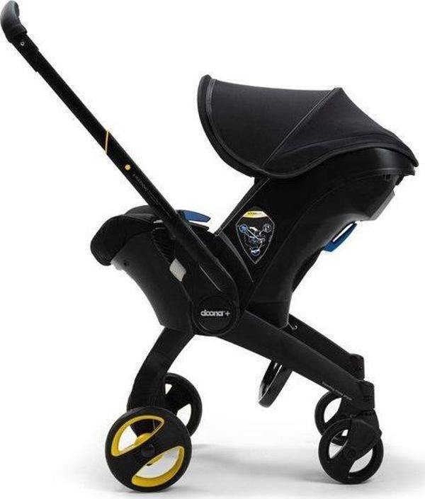 Doona+ Bebek Arabasına Dönüşen Tekerlekli Gr 0 Ana Kucağı Oto Koltuğu Özel Koleksiyon - Midnight - Image 1