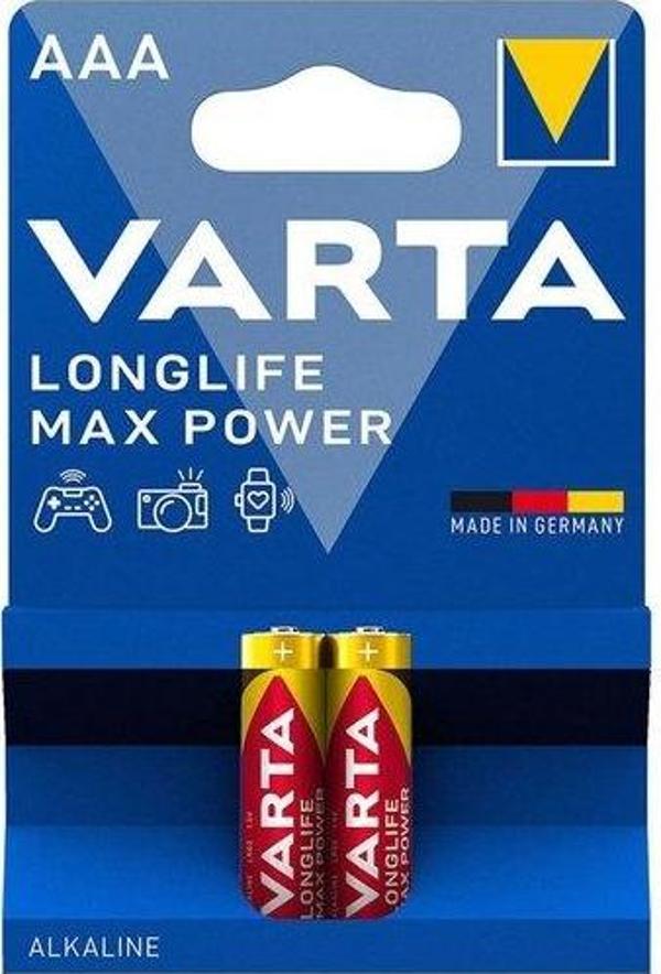 Varta Longlife Max Power 2li İnce Pil AAA - Image 1